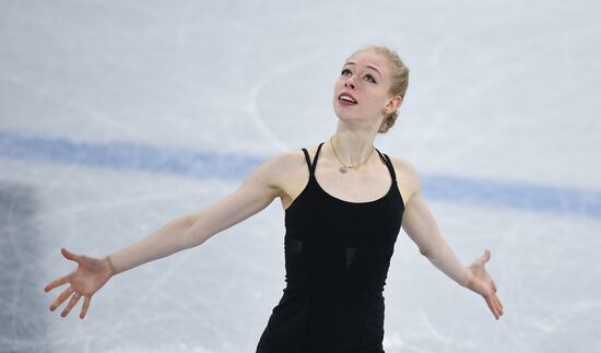 2018 Winter Olympics. Figure skating. Women's training sessions