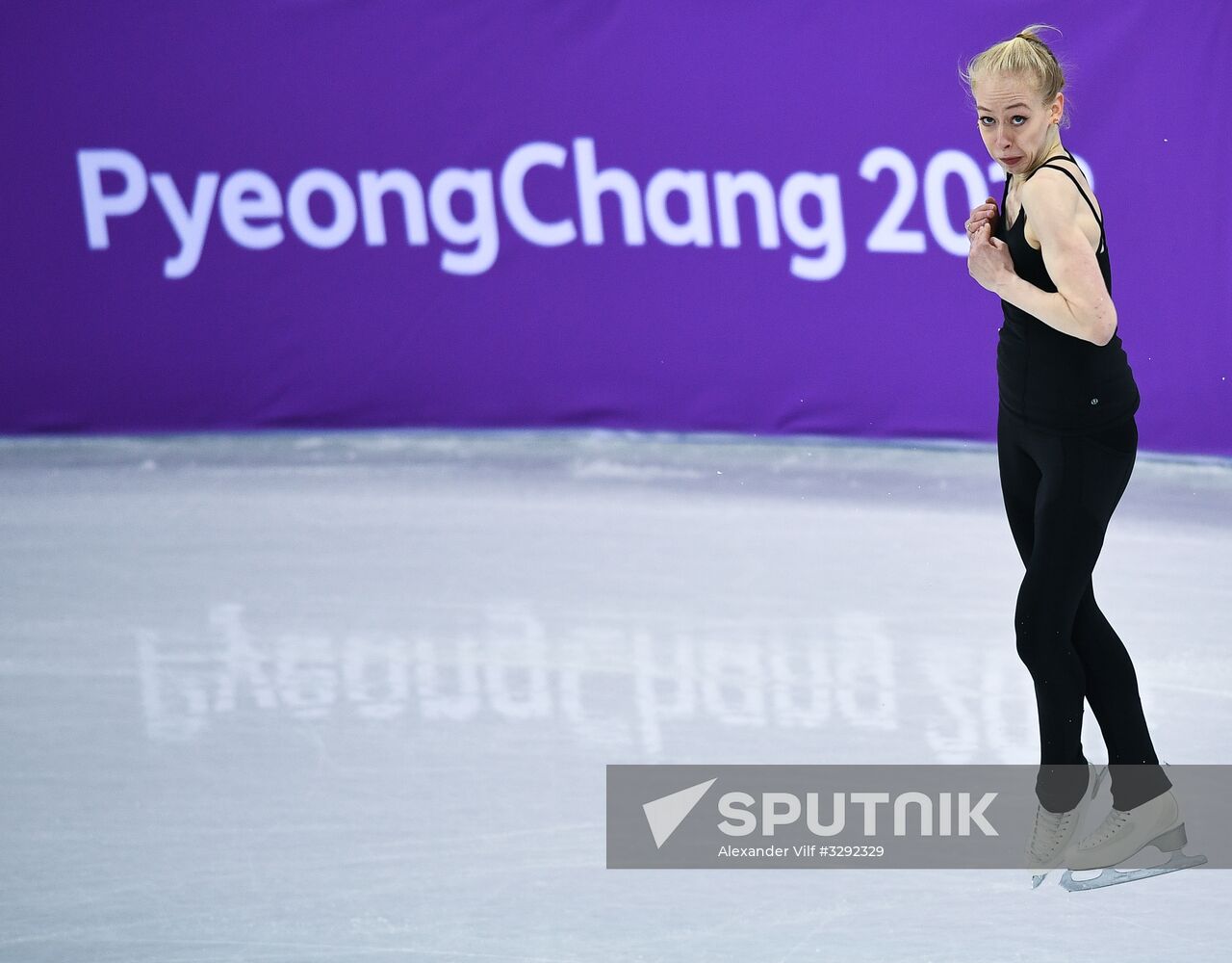 2018 Winter Olympics. Figure skating. Women's training sessions