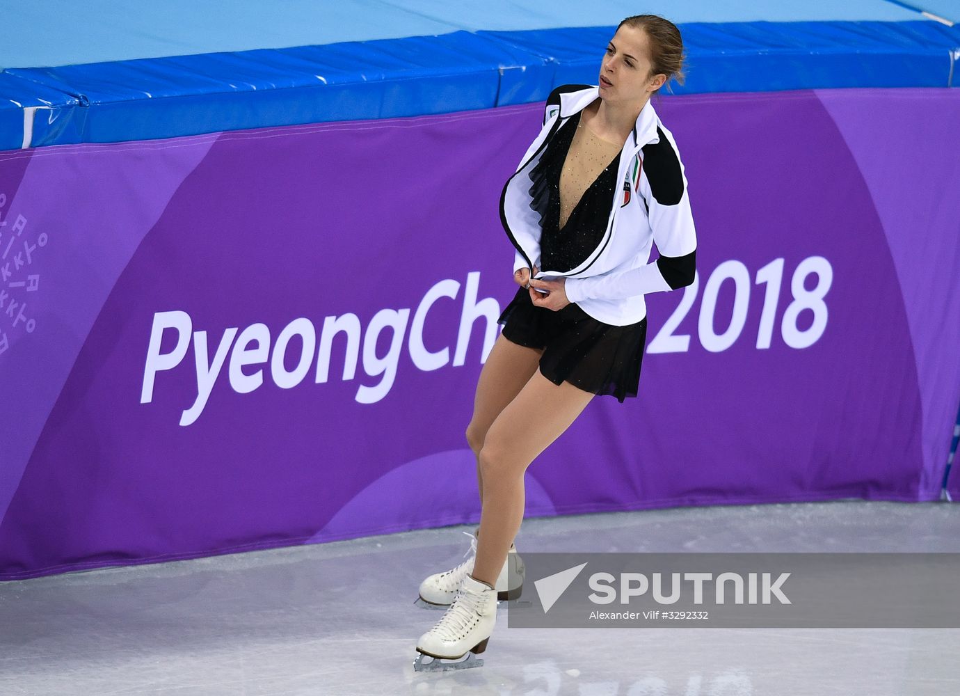 2018 Winter Olympics. Figure skating. Women's training sessions