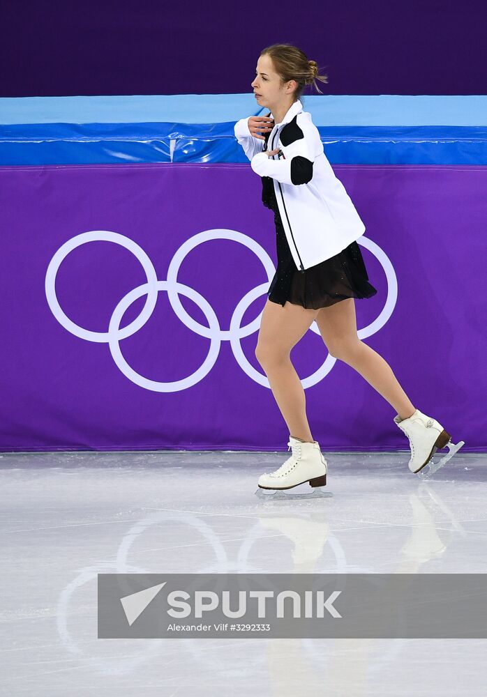 2018 Winter Olympics. Figure skating. Women's training sessions