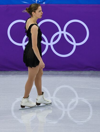 2018 Winter Olympics. Figure skating. Women's training sessions
