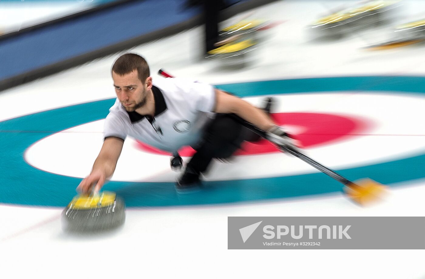 2018 Winter Olympics. Curling. Mixed doubles. Republic of Korea vs. OAR