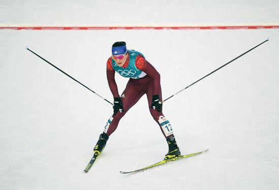 2018 Winter Olympics. Cross-Country Skiing. Women. Skiathlon