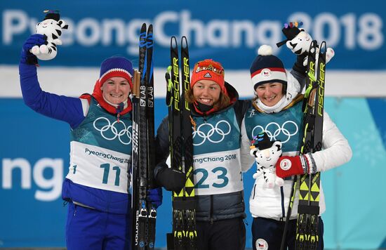 2018 Winter Olympics. Biathlon. Women. Sprint