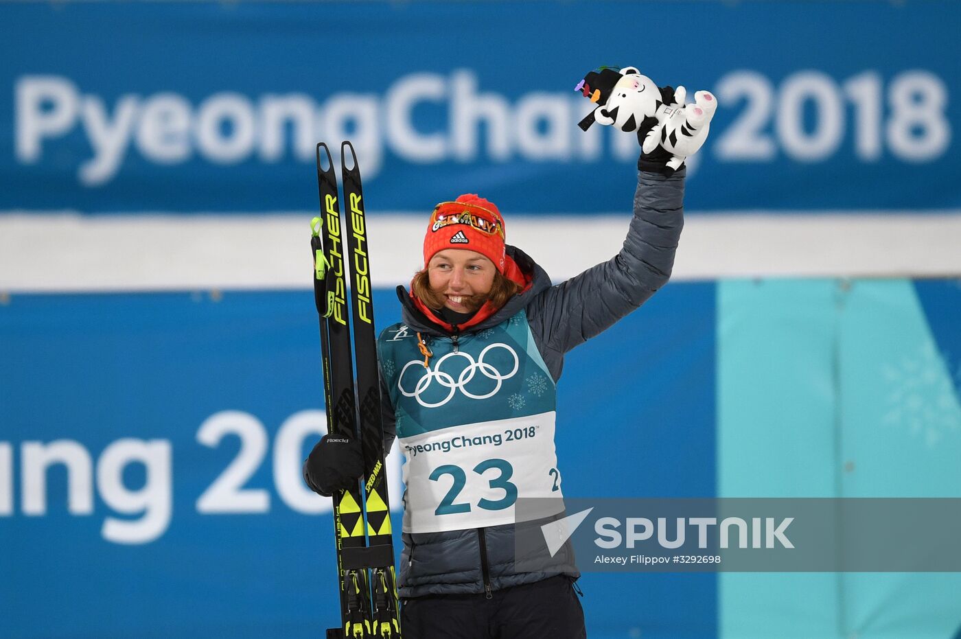 2018 Winter Olympics. Biathlon. Women. Sprint