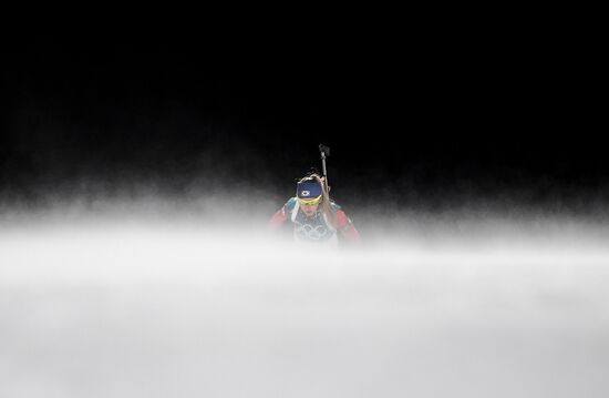 2018 Winter Olympics. Biathlon. Women. Sprint
