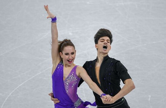 2018 Winter Olympics. Figure skating. Teams. Ice dancing short program