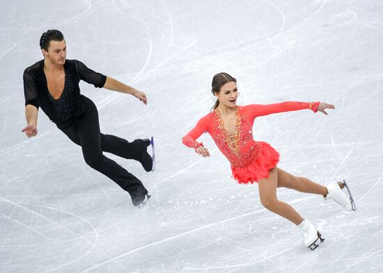 2018 Winter Olympics. Figure skating. Teams. Ice dancing short program