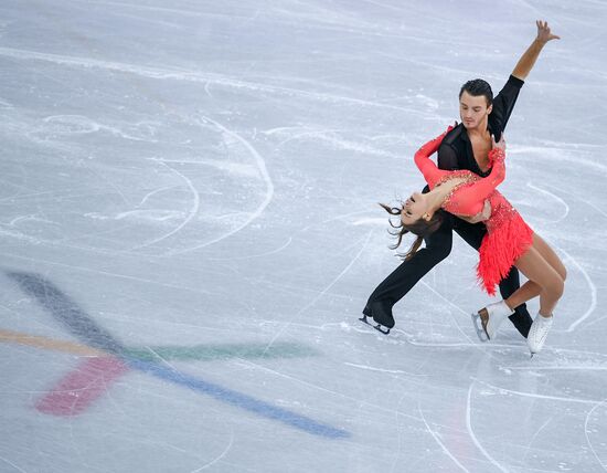 2018 Winter Olympics. Figure skating. Teams. Ice dancing short program