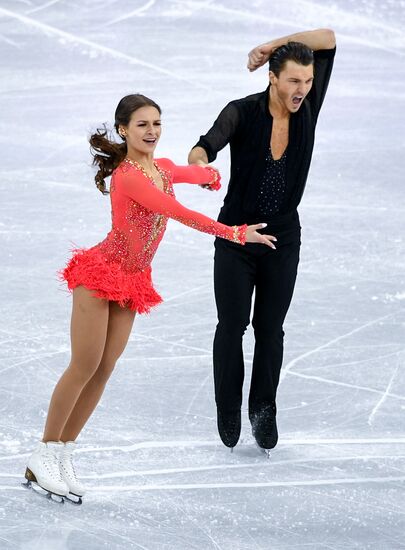 2018 Winter Olympics. Figure skating. Teams. Ice dancing short program