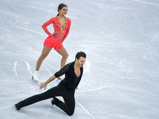 2018 Winter Olympics. Figure skating. Teams. Ice dancing short program