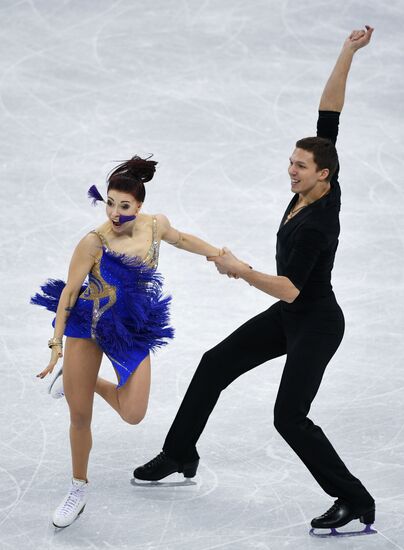 2018 Winter Olympics. Figure skating. Teams. Ice dancing short program