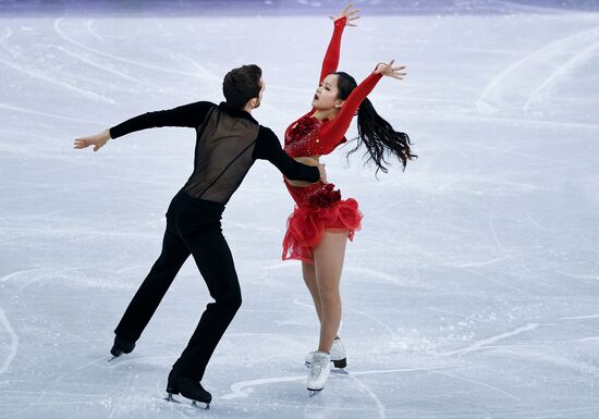2018 Winter Olympics. Figure skating. Teams. Ice dancing short program