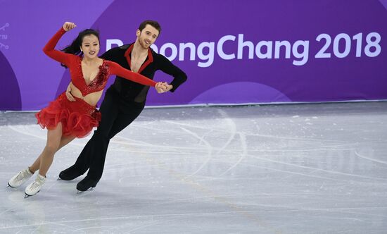 2018 Winter Olympics. Figure skating. Teams. Ice dancing short program