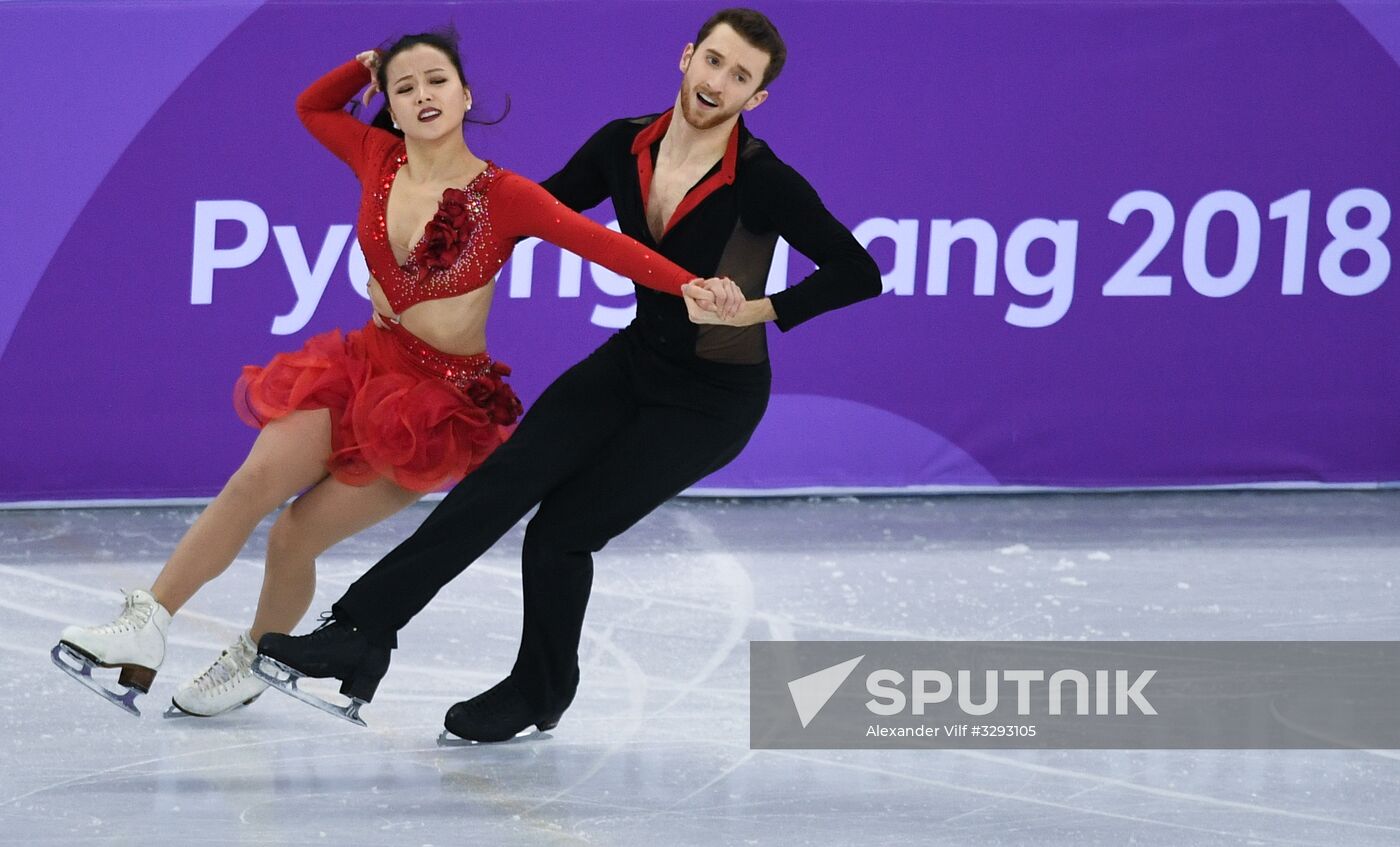 2018 Winter Olympics. Figure skating. Teams. Ice dancing short program