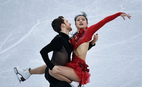 2018 Winter Olympics. Figure skating. Teams. Ice dancing short program