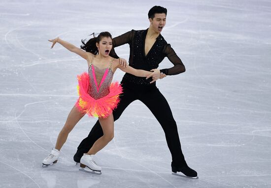 2018 Winter Olympics. Figure skating. Teams. Ice dancing short program