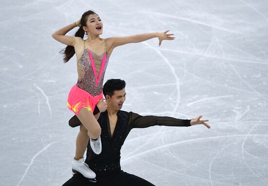 2018 Winter Olympics. Figure skating. Teams. Ice dancing short program