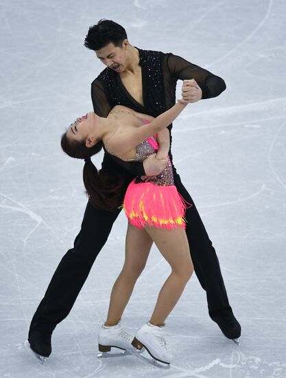 2018 Winter Olympics. Figure skating. Teams. Ice dancing short program