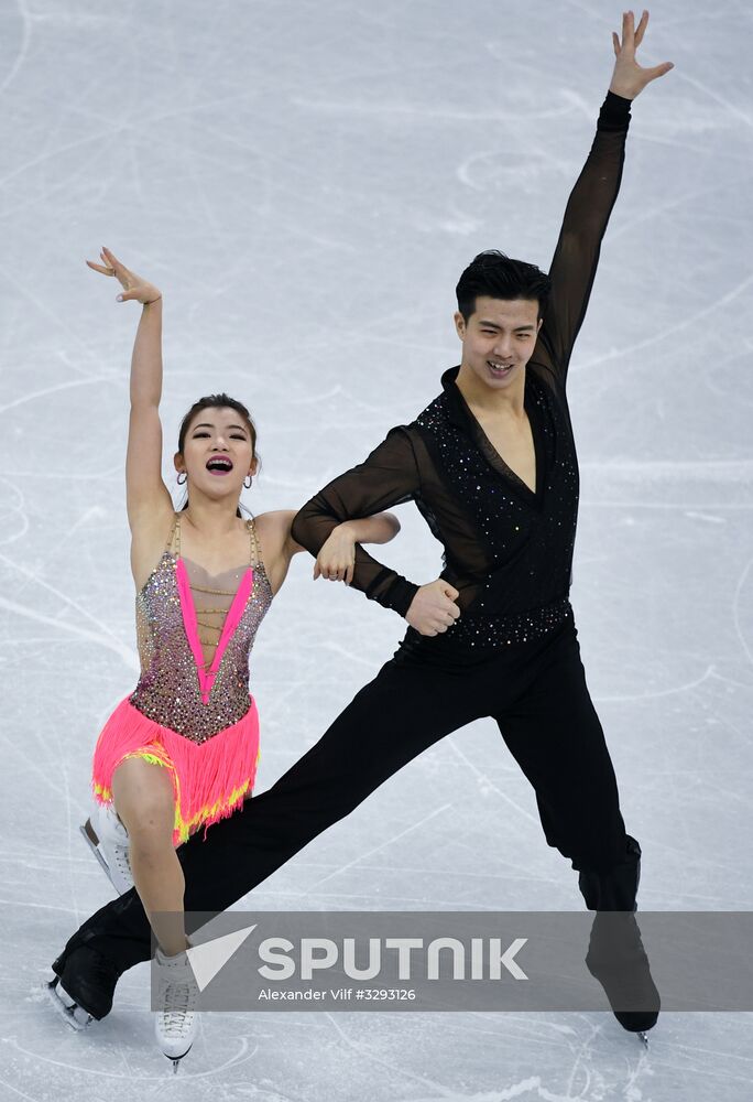 2018 Winter Olympics. Figure skating. Teams. Ice dancing short program