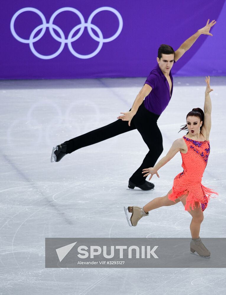 2018 Winter Olympics. Figure skating. Teams. Ice dancing short program