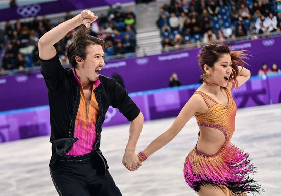 2018 Winter Olympics. Figure skating. Teams. Ice dancing short program
