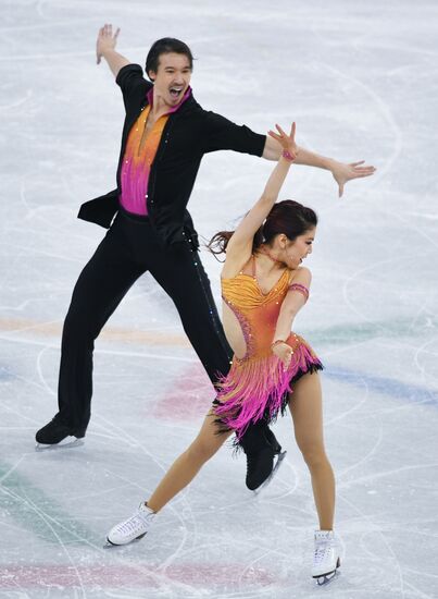 2018 Winter Olympics. Figure skating. Teams. Ice dancing short program