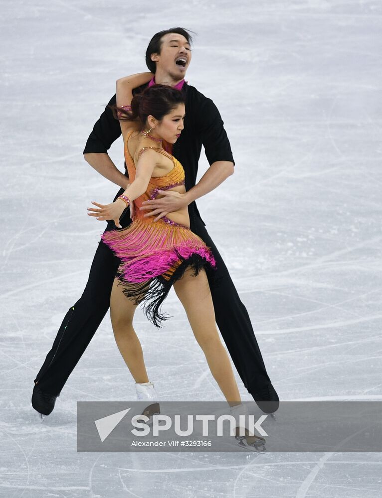 2018 Winter Olympics. Figure skating. Teams. Ice dancing short program