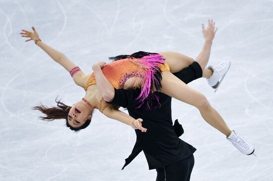 2018 Winter Olympics. Figure skating. Teams. Ice dancing short program