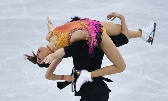2018 Winter Olympics. Figure skating. Teams. Ice dancing short program