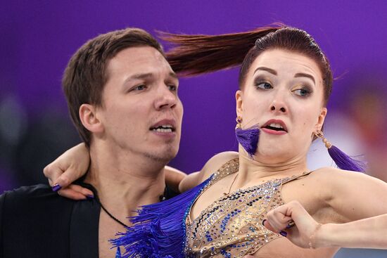 2018 Winter Olympics. Figure skating. Teams. Ice dancing short program
