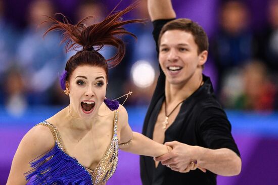 2018 Winter Olympics. Figure skating. Teams. Ice dancing short program