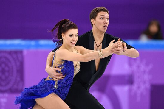 2018 Winter Olympics. Figure skating. Teams. Ice dancing short program