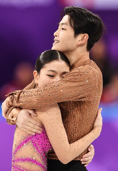 2018 Winter Olympics. Figure skating. Teams. Ice dancing short program