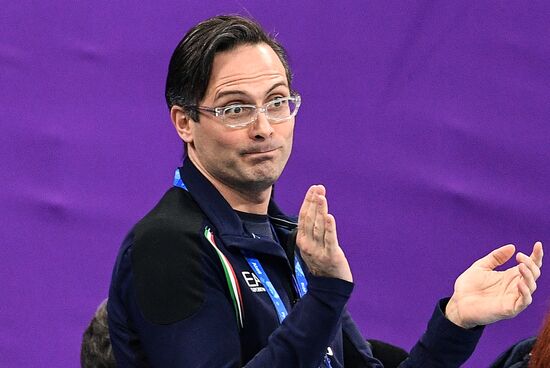 2018 Winter Olympics. Figure skating. Teams. Ice dancing short program
