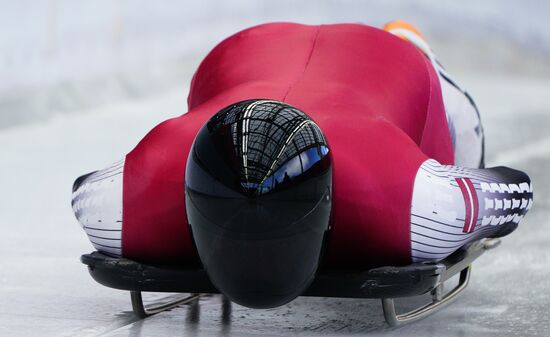 2018 Winter Olympics. Skeleton. Men. Training
