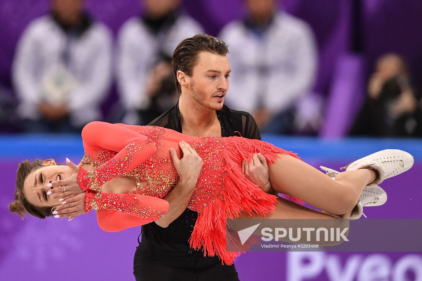 2018 Winter Olympics. Figure skating. Teams. Ice dancing short program