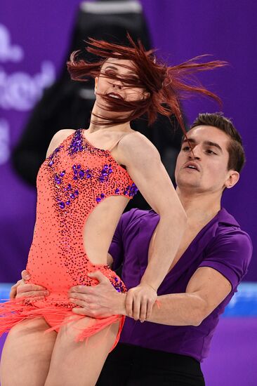 2018 Winter Olympics. Figure skating. Teams. Ice dancing short program