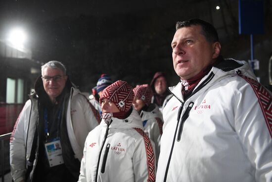 2018 Winter Olympics. Luge. Men. Day two