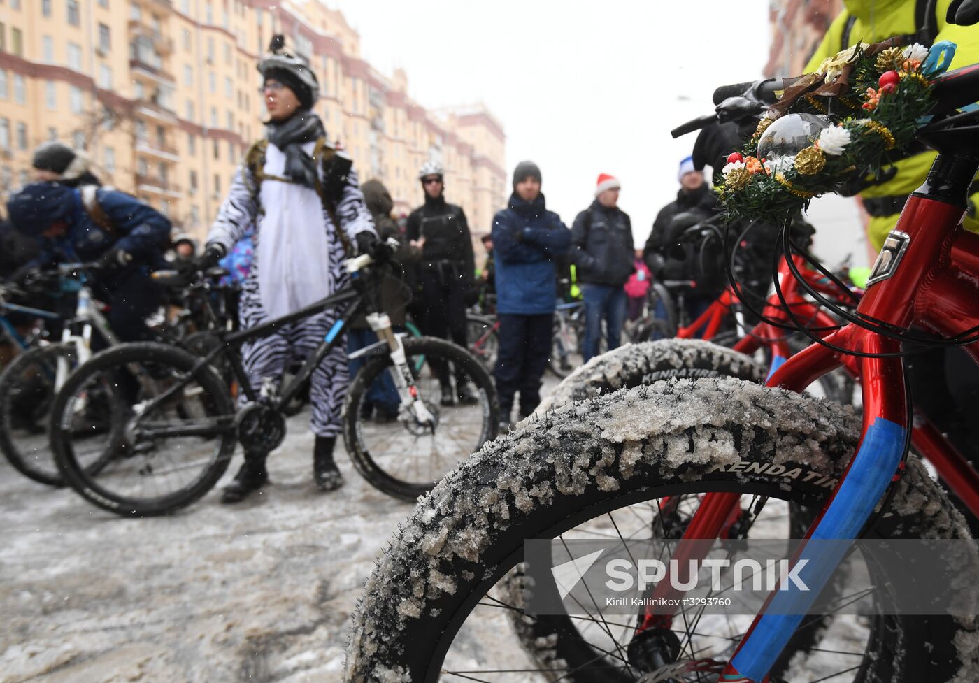 Third Moscow Winter Bicycle Parade