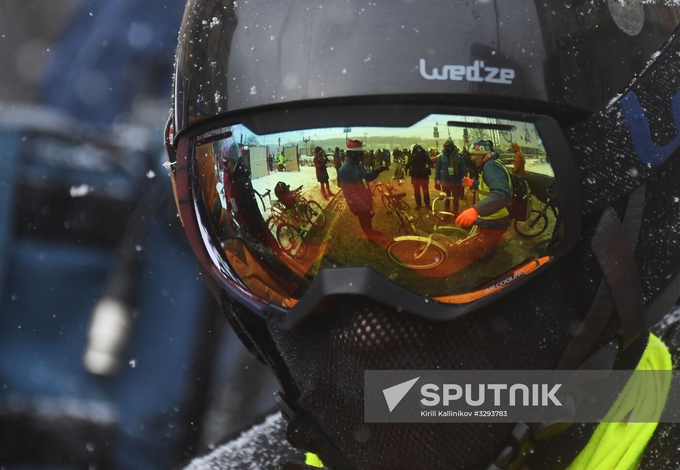 Third Moscow Winter Bicycle Parade
