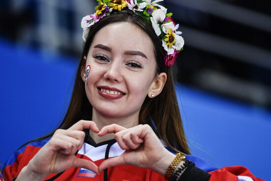 2018 Winter Olympics. Ice Hockey. Women. Canada vs Olympic Athletes from Russia
