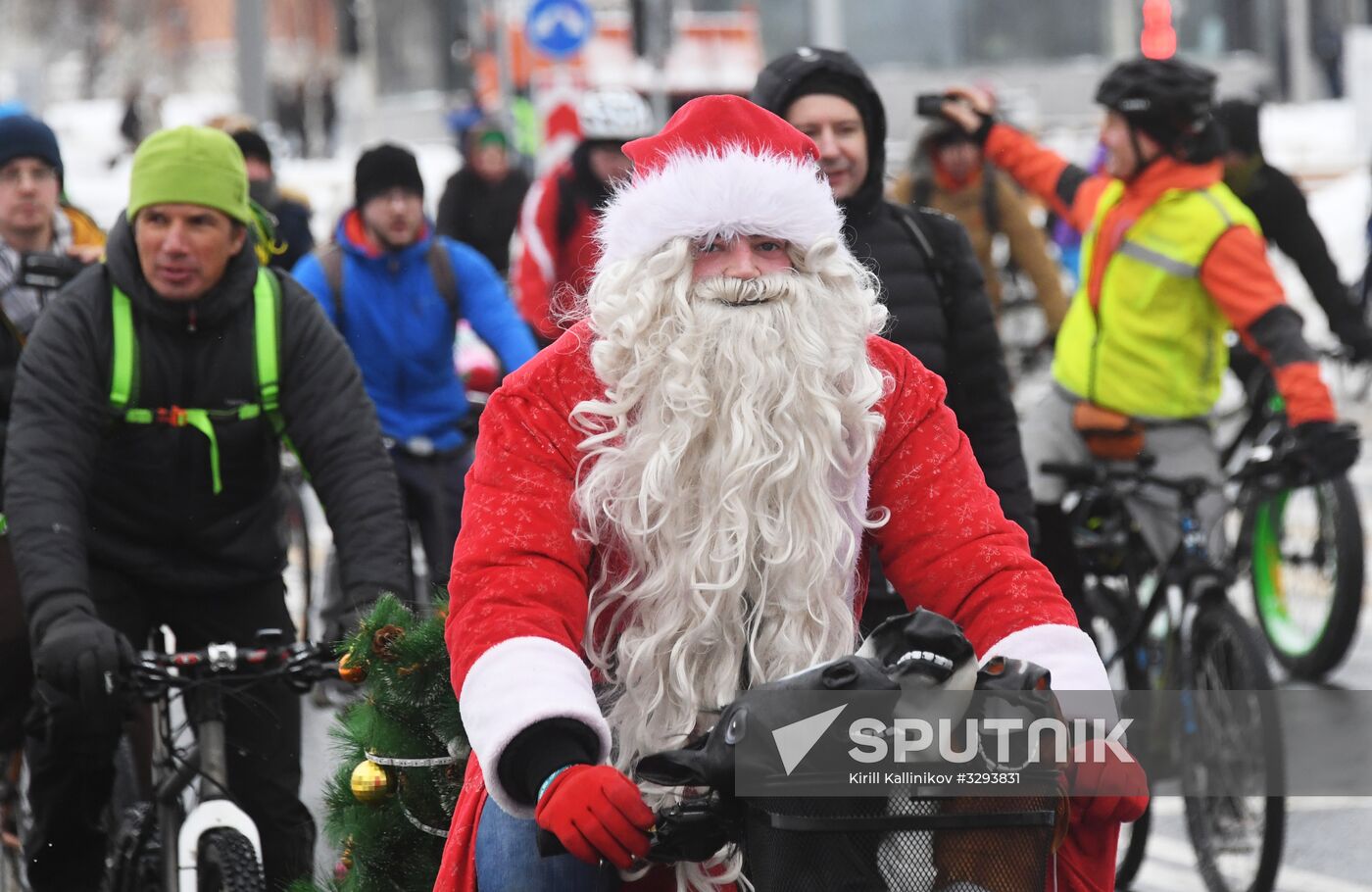 Third Moscow Winter Bicycle Parade