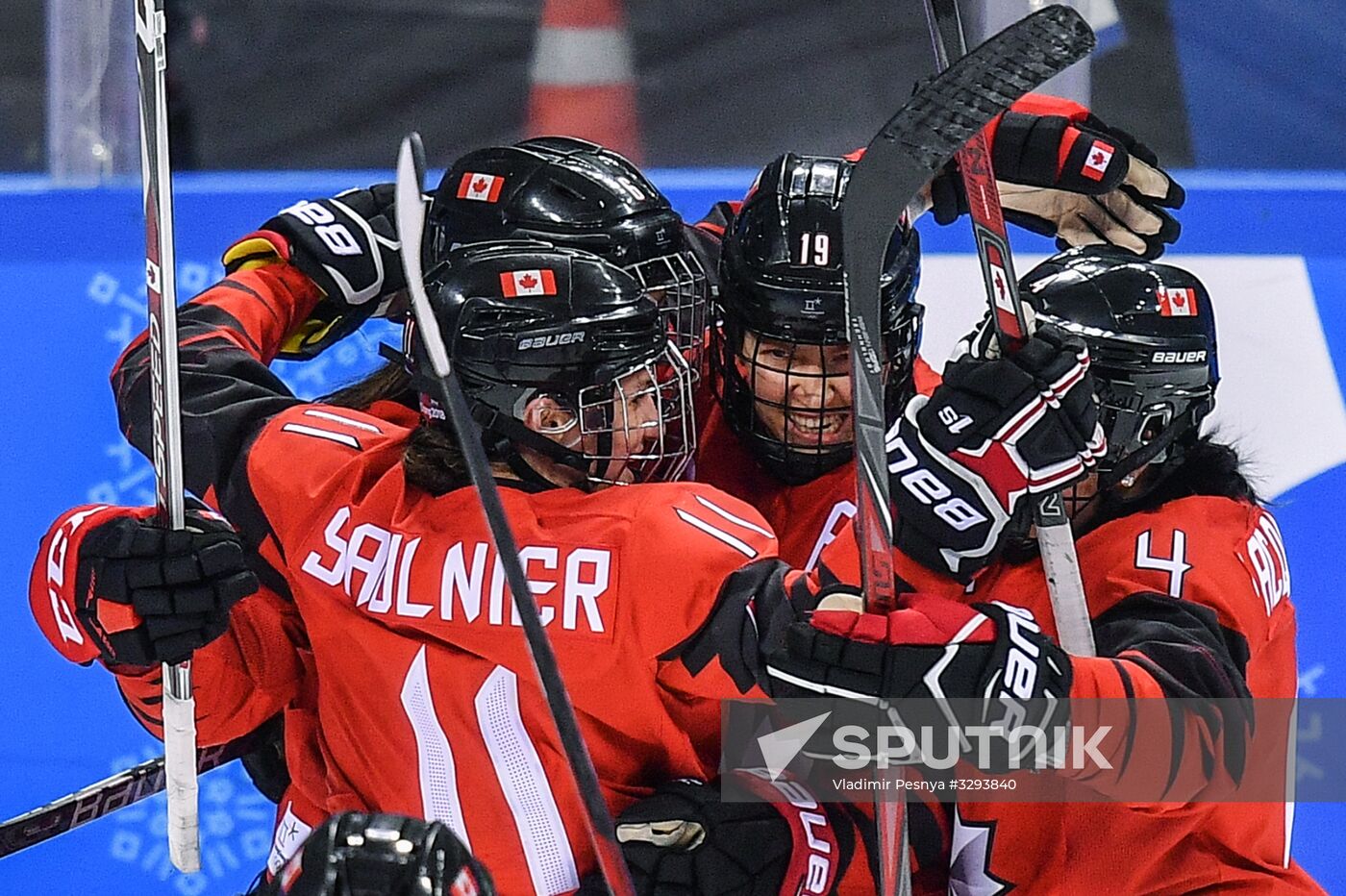 2018 Winter Olympics. Ice Hockey. Women. Canada vs Olympic Athletes from Russia