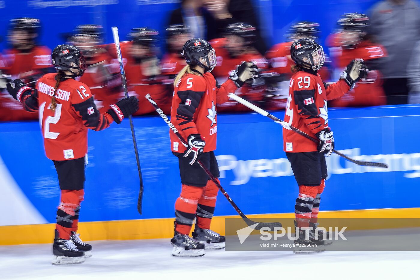 2018 Winter Olympics. Ice Hockey. Women. Canada vs Olympic Athletes from Russia