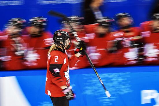 2018 Winter Olympics. Ice Hockey. Women. Canada vs Olympic Athletes from Russia