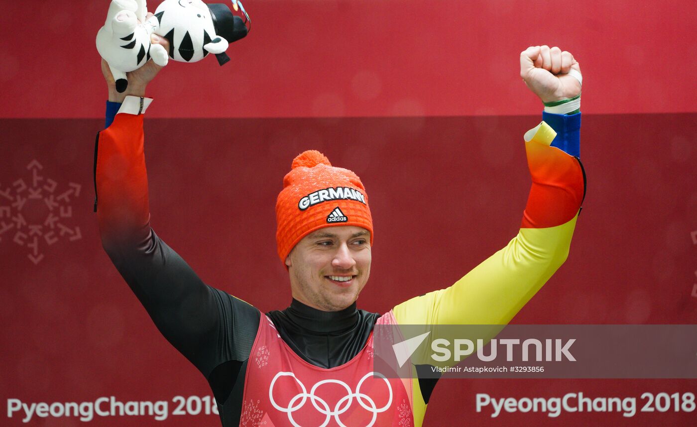 2018 Winter Olympics. Luge. Men. Day Two
