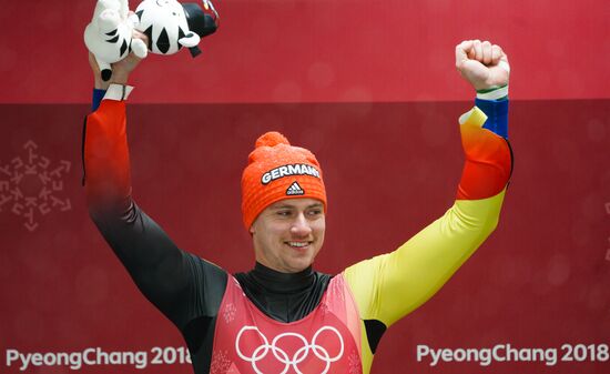 2018 Winter Olympics. Luge. Men. Day Two