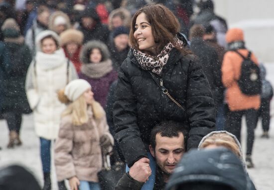 Maslenitsa celebrations in Moscow