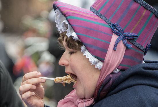 Maslenitsa celebrations in Moscow